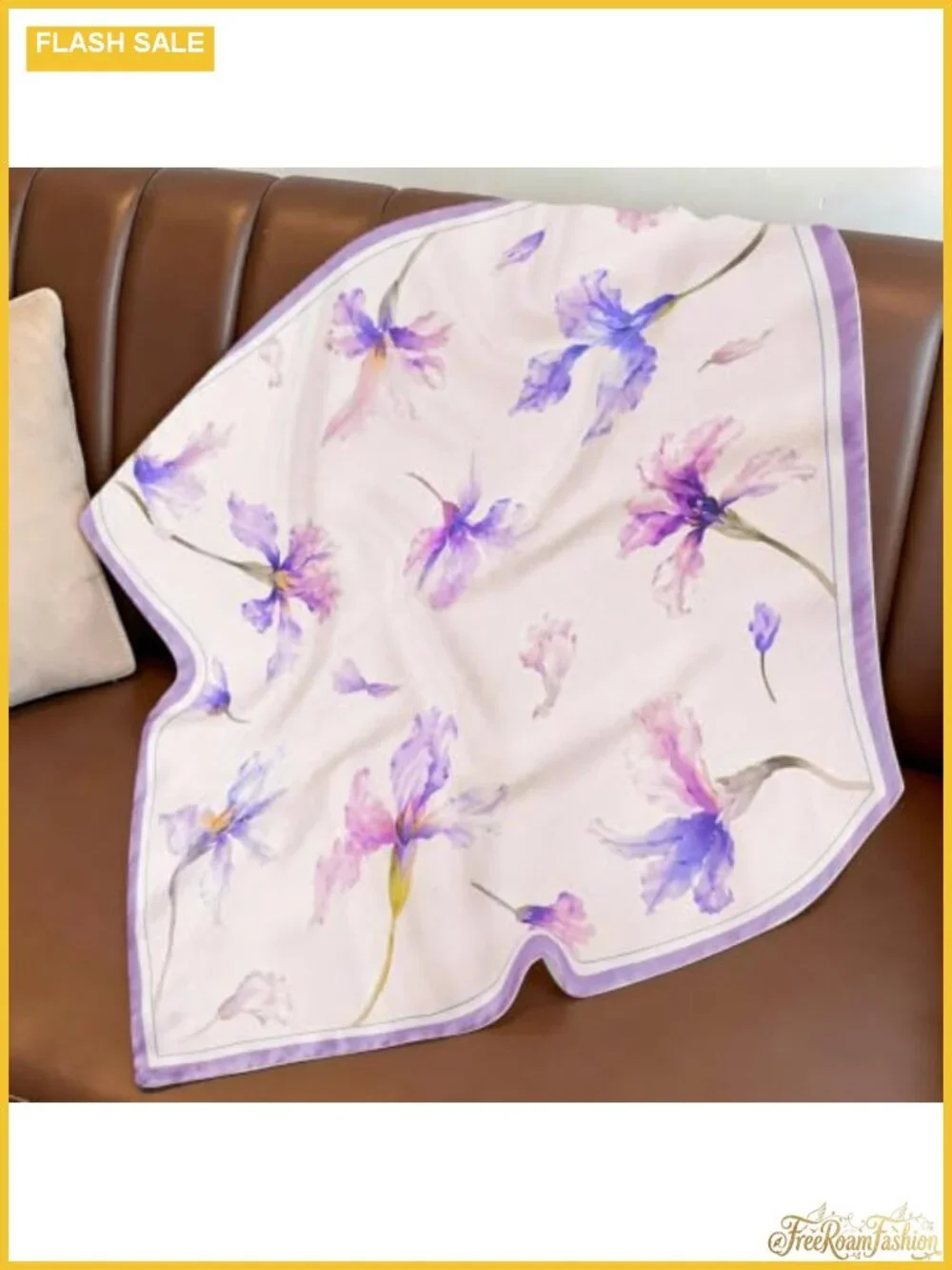 Silky Satin Square Scarf for Women, Multipurpose Neck Head Hair Scarf, Handbag